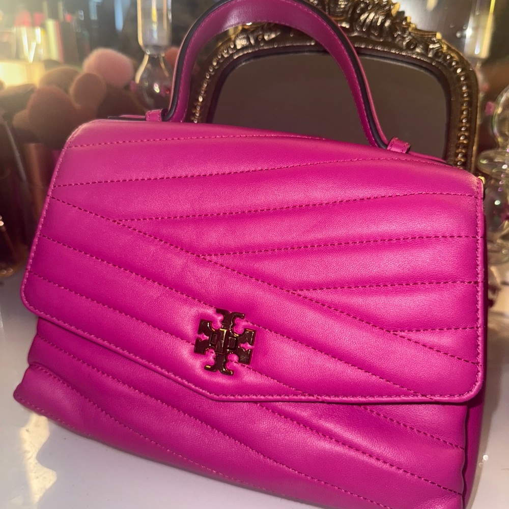 Tory Burch Pink Satchel Kira purse